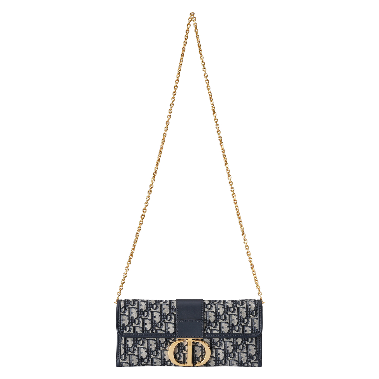 CHRISTIAN DIOR(USED)디올 오블리크 30 몽테인 체인 파우치